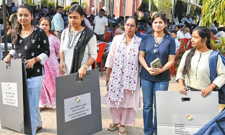 பீகார் சட்டசபை முதல்கட்ட தேர்தல்: 121 தொகுதிகளில் நாளை வாக்குப்பதிவு