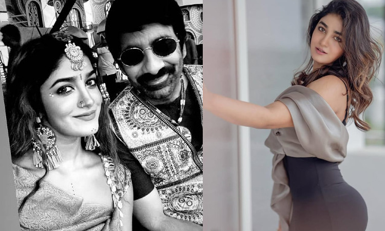 ’ஆர்டி76’ பட பாடல்... படப்பிடிப்பு புகைப்படத்தை பகிர்ந்த டிம்பிள் ஹயாதி