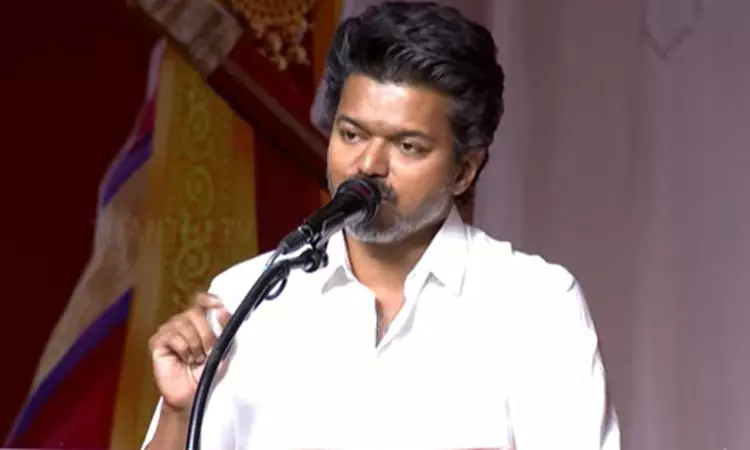 2026 தேர்தலில் தவெகவிற்கு 100 சதவீத வெற்றி நிச்சயம் - சிறப்பு பொதுக்குழுவில் விஜய் பேச்சு 2026 தேர்தலில் தவெகவிற்கு 100 சதவீத வெற்றி நிச்சயம் - சிறப்பு பொதுக்குழுவில் விஜய் பேச்சு