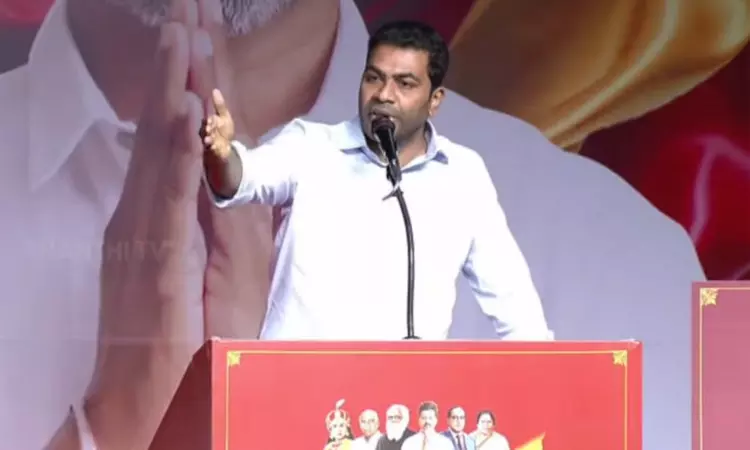 எங்களுக்கு சூழ்ச்சி  தெரியவில்லை: கரூர் சம்பவம் குறித்து ஆதவ் அர்ஜுனா பரபரப்பு பேச்சு