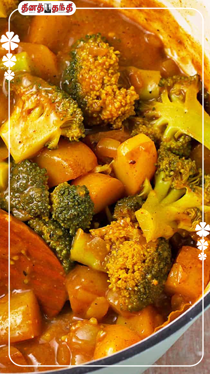 சப்பாத்திக்கு அருமையான புரோக்கோலி கிரேவி.!! சப்பாத்திக்கு அருமையான புரோக்கோலி கிரேவி.!!