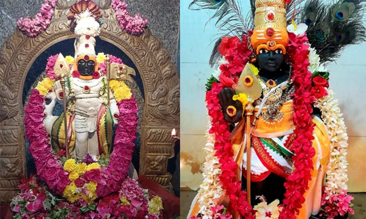 நொய்யல் பகுதி முருகன் கோவில்களில் கிருத்திகை சிறப்பு அபிஷேக அலங்காரம்