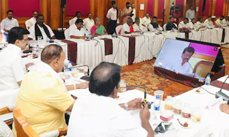 வாக்காளர் பட்டியல் சிறப்பு தீவிர திருத்தத்திற்கு எதிர்ப்பு: திமுக கூட்டணி  கட்சிகள் போராட்டம் அறிவிப்பு