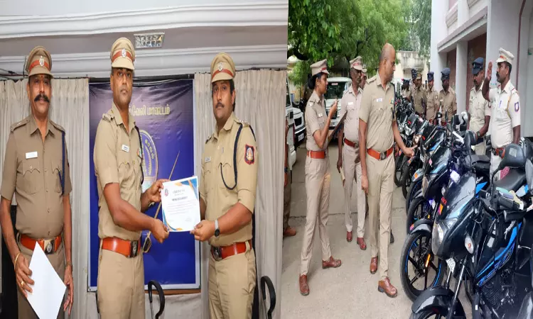 நெல்லையில் சிறப்பாக பணியாற்றிய போலீசாருக்கு எஸ்.பி. பாராட்டு