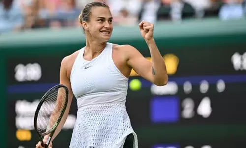 மகளிர் டென்னிஸ் சாம்பியன்ஷிப்: சபலென்கா 2-வது வெற்றி பெற்று அசத்தல் மகளிர் டென்னிஸ் சாம்பியன்ஷிப்: சபலென்கா 2-வது வெற்றி பெற்று அசத்தல்