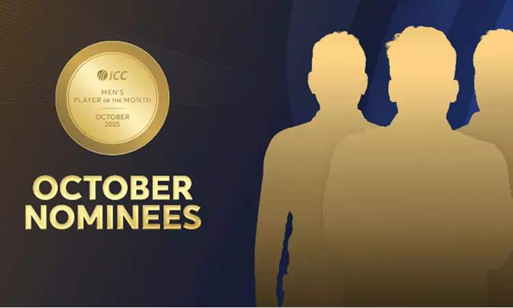 அக்டோபர் மாத சிறந்த வீரர் விருது: பரிந்துரை பட்டியலை வெளியிட்ட ஐ.சி.சி.