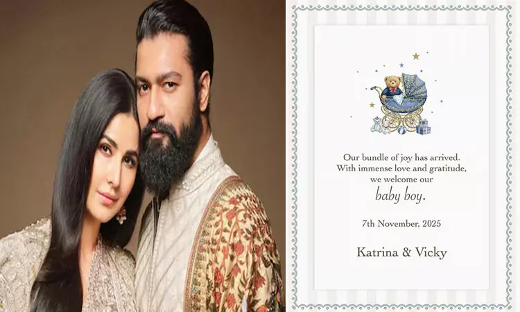 கத்ரீனா கைப் - விக்கி கௌஷல் தம்பதிக்கு ஆண் குழந்தை