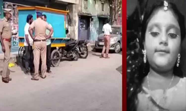 சென்னை: லாரி சக்கரத்தில் சிக்கி 8 வயது சிறுமி உயிரிழந்த சோகம்