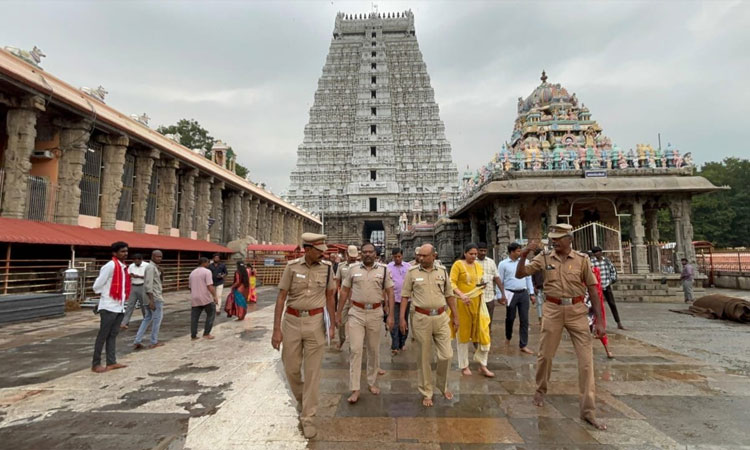 திருவண்ணாமலையில் டிச.3-ம் தேதி கார்த்திகை தீபம்: டிஜிபி ஆய்வு