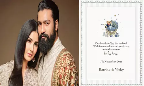 கத்ரீனா கைப் - விக்கி கௌஷல் தம்பதிக்கு ஆண் குழந்தை கத்ரீனா கைப் - விக்கி கௌஷல் தம்பதிக்கு ஆண் குழந்தை