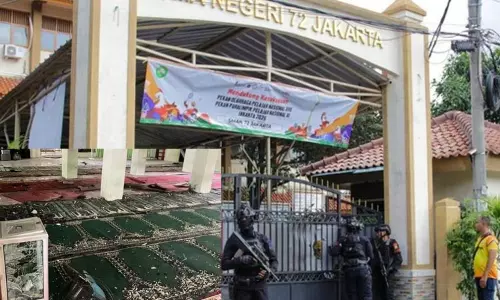 இந்தோனேசியா: மதவழிபாட்டு தலத்தில் குண்டு வெடிப்பு - 54 பேர் காயம்