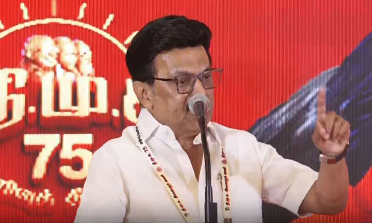 ஒரே சூரியன், ஒரே சந்திரன், ஒரே திமுக... முதல்-அமைச்சர் மு.க.ஸ்டாலின் பரபரப்பு பேச்சு