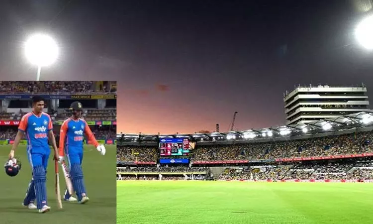 மோசமான வானிலை: இந்தியா - ஆஸ்திரேலியா டி20 ஆட்டம் பாதியில் நிறுத்தம் மோசமான வானிலை: இந்தியா - ஆஸ்திரேலியா டி20 ஆட்டம் பாதியில் நிறுத்தம்