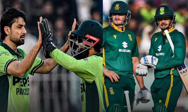 பாகிஸ்தானுக்கு எதிரான 3வது ஒருநாள் போட்டி: தென் ஆப்பிரிக்கா 143 ரன்களுக்கு ஆல் அவுட்