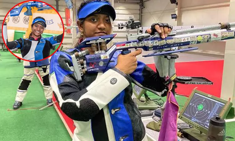 உலக சாம்பியன்ஷிப் துப்பாக்கி சுடுதல்; 10 மீட்டர் ஏர் ரைபிள் பிரிவில் வெண்கலம் வென்ற இளவேனில் வாலறிவன் உலக சாம்பியன்ஷிப் துப்பாக்கி சுடுதல்; 10 மீட்டர் ஏர் ரைபிள் பிரிவில் வெண்கலம் வென்ற இளவேனில் வாலறிவன்