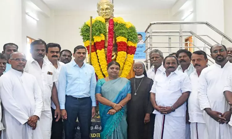 வீரமாமுனிவரின் 345வது பிறந்தநாள் விழா: அமைச்சர் கீதாஜீவன் மரியாதை