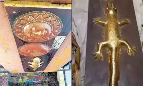 காஞ்சீபுரம் வரதராஜ பெருமாள் கோவிலில் பல்லி சிலைகள் மாயமாகவில்லை -  இணை ஆணையர் விளக்கம்