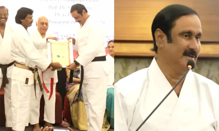 ‘பெண் குழந்தைகள் தற்காப்பு கலை பயில வேண்டும்’ - அன்புமணி ராமதாஸ் வலியுறுத்தல் ‘பெண் குழந்தைகள் தற்காப்பு கலை பயில வேண்டும்’ - அன்புமணி ராமதாஸ் வலியுறுத்தல்