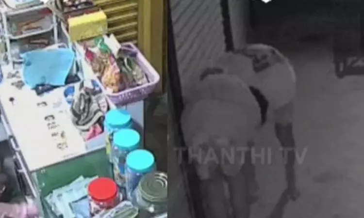 டீக்கடை பூட்டை உடைத்து கொள்ளை டீக்கடை பூட்டை உடைத்து கொள்ளை