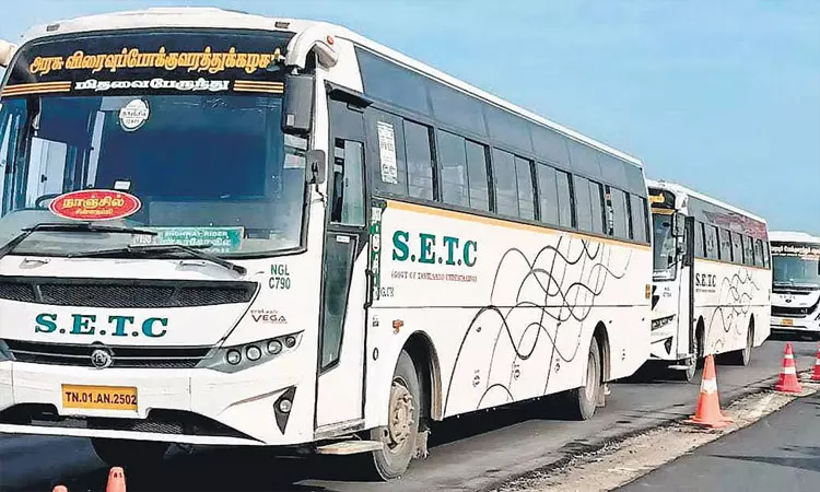 வெளிமாநிலங்களுக்கு தமிழக அரசு பஸ்கள் வழக்கம்போல் இயக்கம்