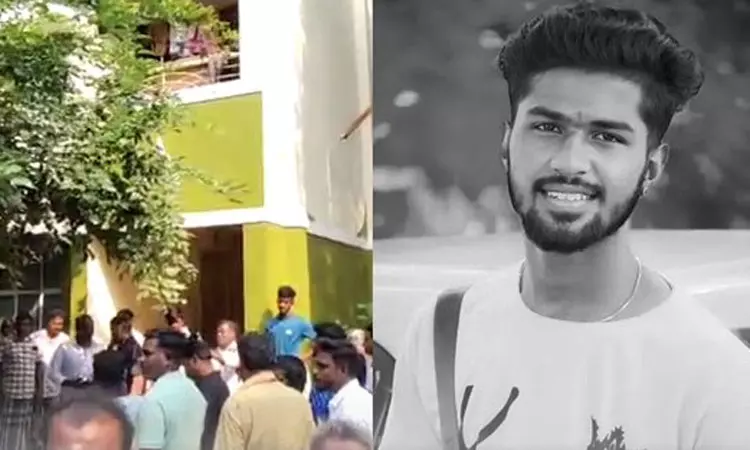 திருச்சி காவலர் குடியிருப்பில் இளைஞர் ஓட ஓட வெட்டிக்கொலை