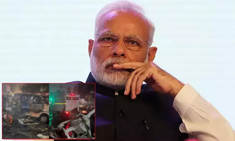 டெல்லி கார் வெடிப்பு சம்பவம்: பிரதமர் மோடி இரங்கல்