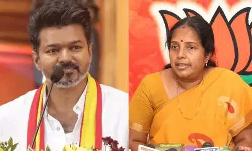 விஜய் திமுகவை எப்படி தனியாக வீழ்த்துவார்? - வானதி சீனிவாசன் கேள்வி