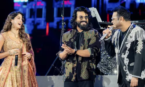 My childhood dream came true through the film peddi - Ram Charan