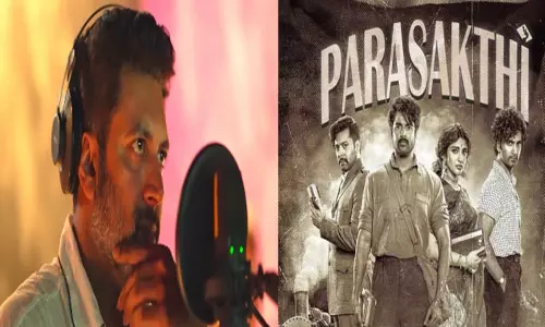 “பராசக்தி” படத்தின் டப்பிங் பணியில் ரவி மோகன்