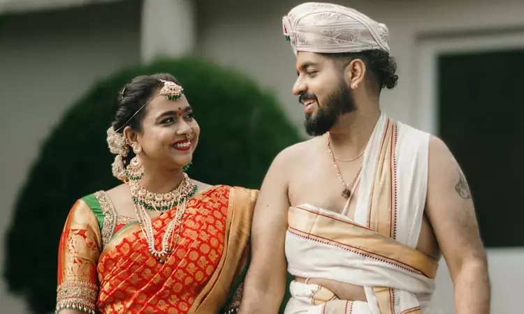 Kantara and KGF singer Ananya Bhatt who has trodden the sept with drummer Manju