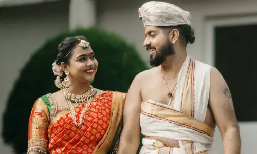 Kantara and KGF singer Ananya Bhatt who has trodden the sept with drummer Manju