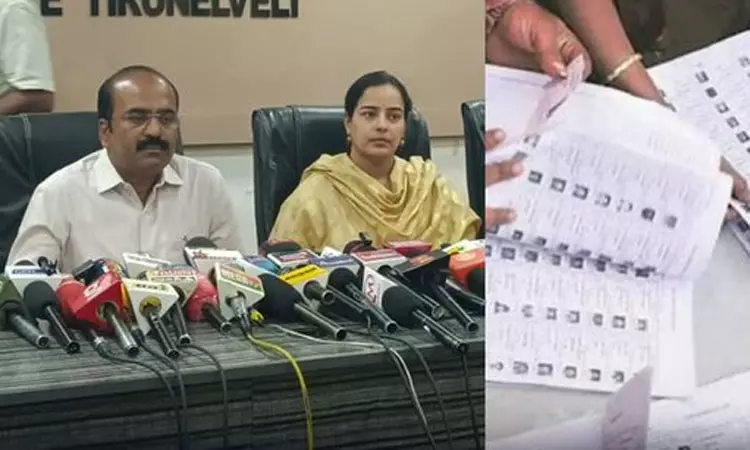 திருநெல்வேலி மாவட்டத்தில் 90 சதவீத வாக்காளர்களுக்கு படிவம் வழங்கப்பட்டு விட்டது - மாவட்ட கலெக்டர் சுகுமார் பேட்டி திருநெல்வேலி மாவட்டத்தில் 90 சதவீத வாக்காளர்களுக்கு படிவம் வழங்கப்பட்டு விட்டது - மாவட்ட கலெக்டர் சுகுமார் பேட்டி