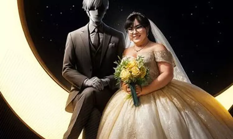 ஏஐ-ஐ திருமணம் செய்து கொண்ட பெண்