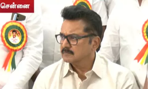 ‘த.வெ.க. கொள்கை அடிப்படையில் அரசியல் செய்யவில்லை’ - சரத்குமார் விமர்சனம்