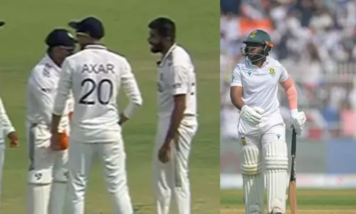 எல்.பி.டபிள்யூ அப்பீல்.. பவுமாவின் உயரம் குறித்து பும்ரா - பண்ட் இடையே நடந்த உரையாடல்.. வைரல்