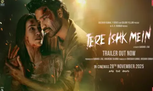 தனுஷின் “தேரே இஷக் மெய்ன்” டிரெய்லர்  வெளியானது