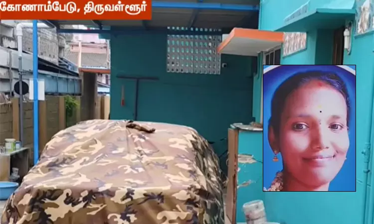 காரை ரிவர்ஸ் எடுத்த கணவன்... பின்னால் நின்ற மனைவி உடல் நசுங்கி உயிரிழப்பு