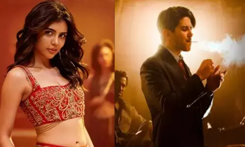 Kaantha - Kalyani Priyadarshan praises Dulquer