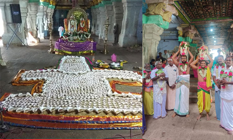 கார்த்திகை சோமவார விழா.. திருவரங்குளம் அரங்குலநாதர்  கோவிலில் 1008 சங்காபிஷேகம்