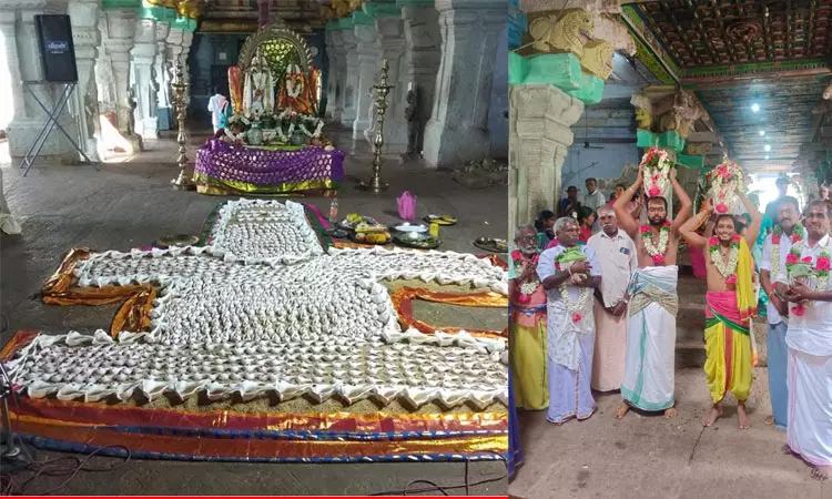 கார்த்திகை சோமவார விழா.. திருவரங்குளம் அரங்குலநாதர்  கோவிலில் 1008 சங்காபிஷேகம்