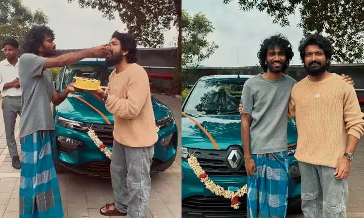 உதவி இயக்குநருக்கு கார் பரிசளித்த நடிகர் பிரதீப் ரங்கநாதன் உதவி இயக்குநருக்கு கார் பரிசளித்த நடிகர் பிரதீப் ரங்கநாதன்