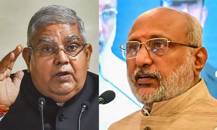 துணை ஜனாதிபதி சி.பி.ராதாகிருஷ்ணன் உடன் ஜெக்தீப் தன்கர் சந்திப்பு