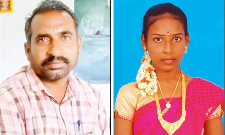 மோட்டார் சைக்கிள் மீது லாரி மோதல்; கிராம உதவியாளர் மகளுடன் பலி