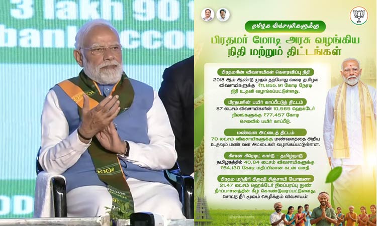 கோவை: வேளாண் கண்காட்சியை துவக்கி வைத்து விவசாயிகளுடன் கலந்துரையாடிய பிரதமர் மோடி