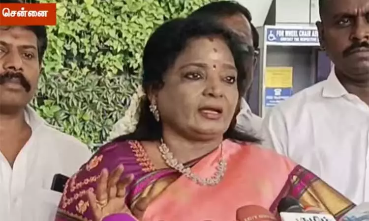 ‘கோவைக்கு மெட்ரோ ரெயில் வராது என்று கூறுவது பொய் பிரசாரம்’  தமிழிசை சவுந்தரராஜன் ஆவேசம்