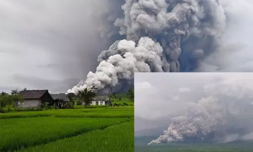 இந்தோனேசியாவில் எரிமலை வெடிப்பு