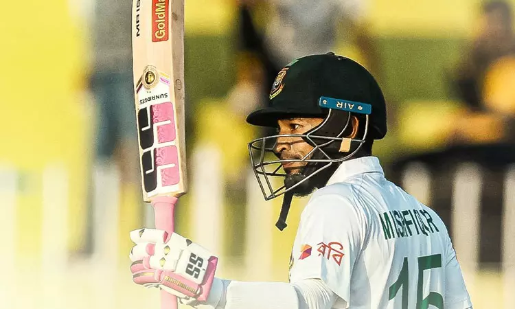 தனது 100வது டெஸ்டில் சதமடித்த வங்காளதேச வீரர்