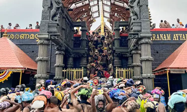 சபரிமலையில் பக்தர்கள் கூட்டம் கட்டுக்குள் வந்தது