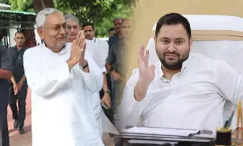 நிதிஷ்குமாருக்கு தேஜஸ்வி யாதவ் வாழ்த்து நிதிஷ்குமாருக்கு தேஜஸ்வி யாதவ் வாழ்த்து