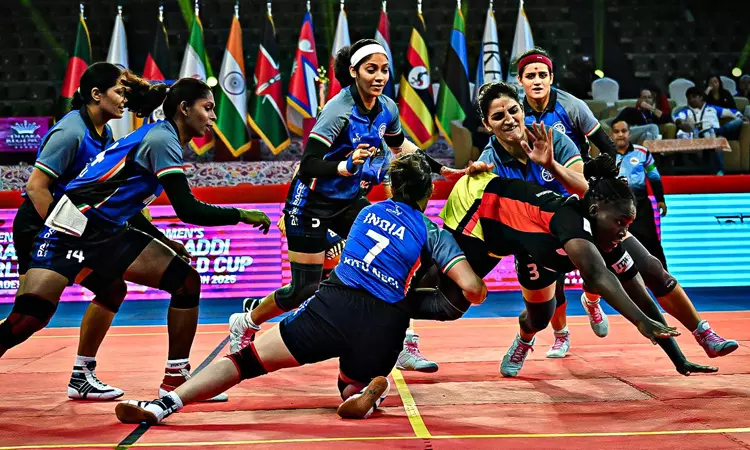 மகளிர் உலகக்கோப்பை கபடி: இந்திய அணி அபாரம்.. தொடர்ந்து 4-வது வெற்றி